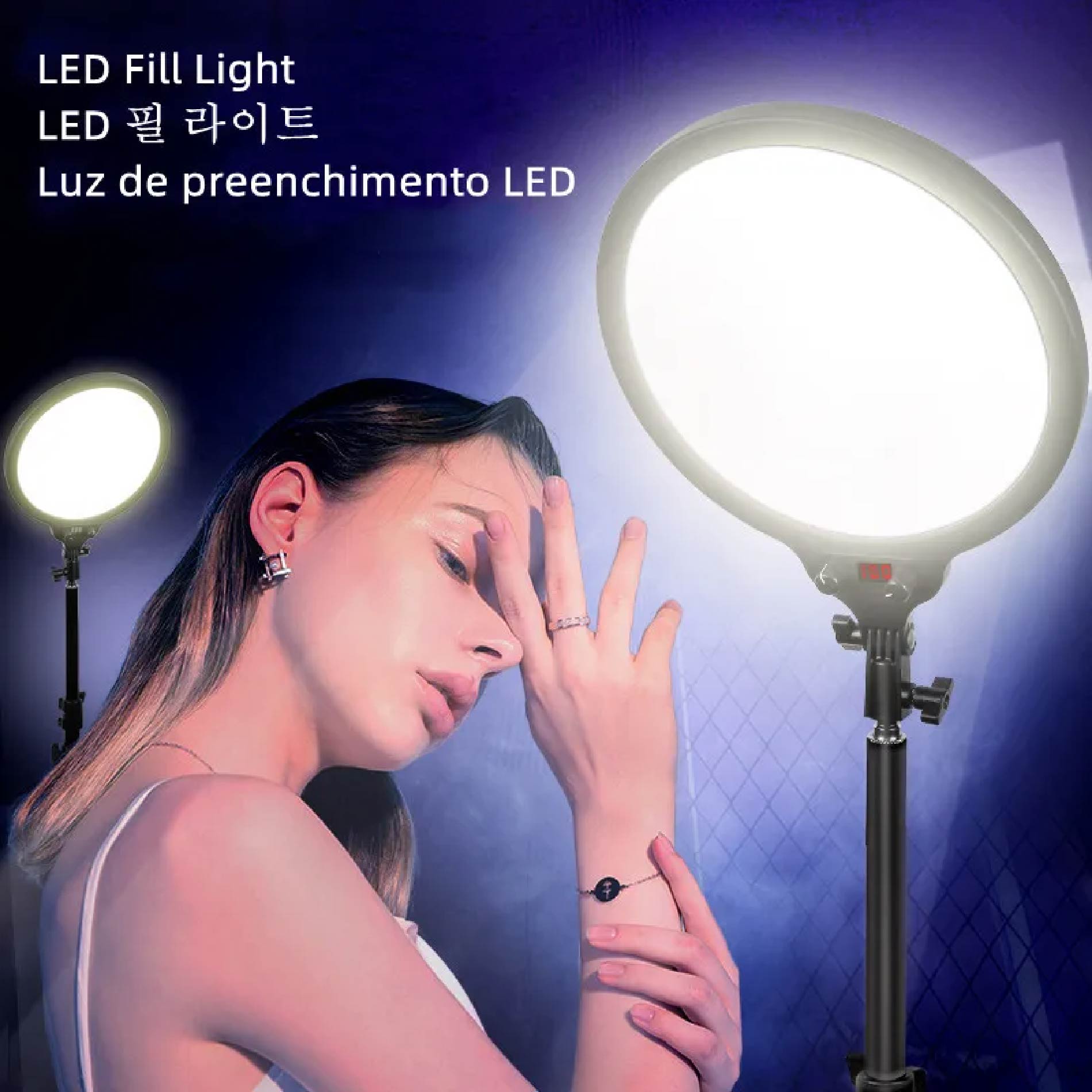 Miniatura 6 de Panel Luz Led Fotográfia Con Tripode